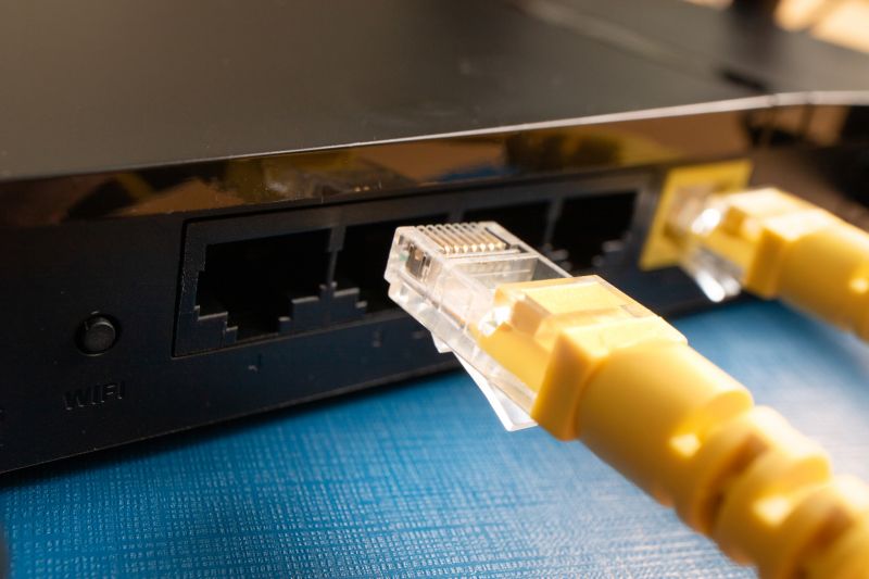 Ethernet Cable Installation detail
