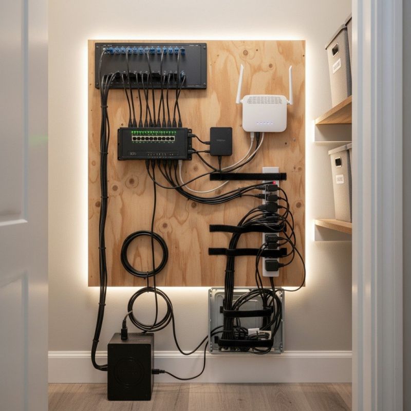 Network Wiring detail