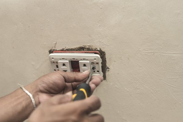 Wall Outlet Replacement in Abilene